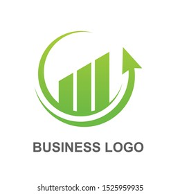 CIRCLE CHART, BUSINESS LOGO DESIGN VECTOR