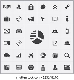 circle chart icon. corporate icons universal set for web and mobile