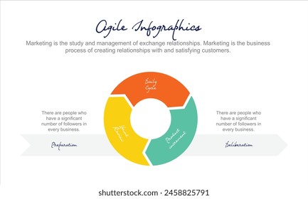 Infografik-Vorlage für Kreisdiagramme mit 3 Optionen für Präsentationen, Werbung, Layouts, Geschäftsberichte. Vektorillustration.