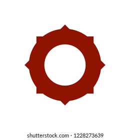 circle chart infographic template with arrows and with 8 options or steps for presentations, advertising, layouts, annual reports. Vector illustration isolated on white background.