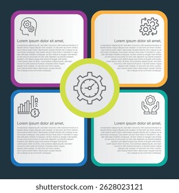 Plantilla de infografía de gráfico circular con opciones para presentaciones, publicidad, diseños, informes anuales