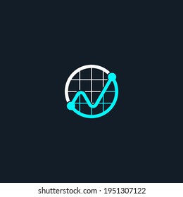 circle chart logo icon abstract