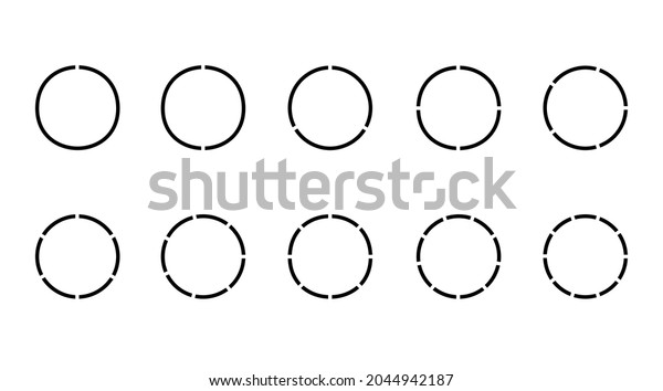 Circle chart section segments set vector
diagram segments pie template. Circle segments set. Various number
of sectors divide the circle on equal parts. From 1 to 10. Pie
chart set. Diagram
collection