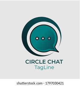 circle chat
is a logo from a combination of circle and clone chat ... this logo is suitable for maybe an application logo or website 
