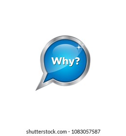 circle chat question vector icon