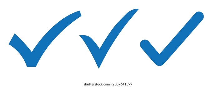circle with check mark icon set shape vector icon.