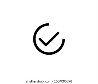 circle checkbox icon vectors - eps10