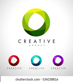 Circle, Circular Corporate Logo.Abstract Corporate Logo Design