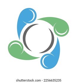 Circle and circular  logo icon design illustration
