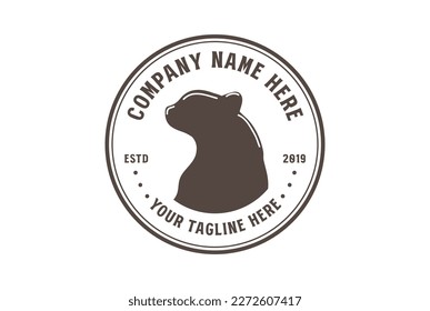 Circle Circular Tiger Cheetah Jaguar Puma Leopard Cat Silhouette Badge Emblem Label Stamp Logo