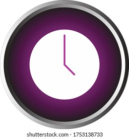 Circle Clock UI Colorfull Icon