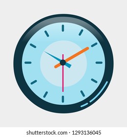 circle clock vector symbol illustration