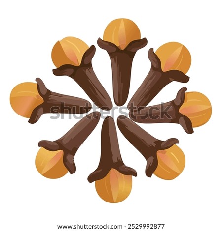 Circle of Cloves Icon, Aromatic Spice