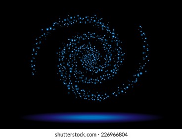 Circle color background graphic reflective dots,Dot and line consisting of radial abstract graphics.