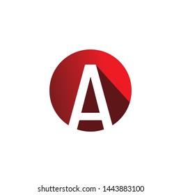circle color font logo design