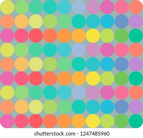 Circle color pattern vector