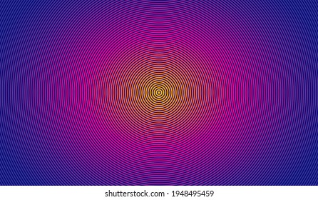 Vektorgrafik der kreisfarbigen, abstrakten geometrischen Streifen