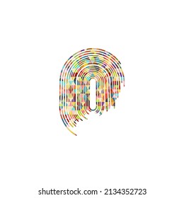 circle colorful isolated vector illustration