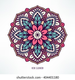 circle colorful pattern on white background