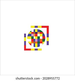 empresa de diseño de logotipo de vector colorido de círculo