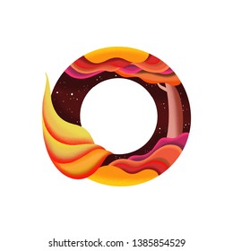 Circle Colourful Illustration. Liquid Circle Vector. Abstract Liquid Colourful