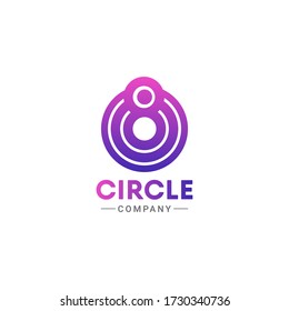 Circle Company Logo Icon Vector Template Design Illustration