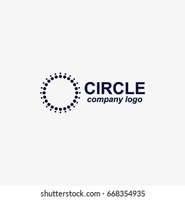 Circle Company Logo Vector Template