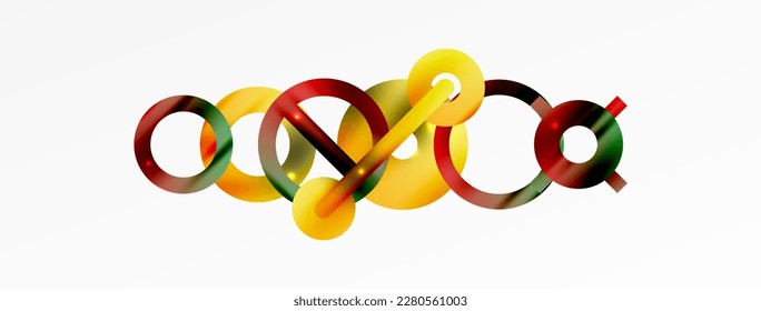 Zirkelzusammensetzung abstrakter Hintergrund. Trendy Techno Business Template für Tapete, Banner, Hintergrund oder Landung