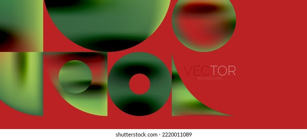 Circle composition abstract wallpaper background
