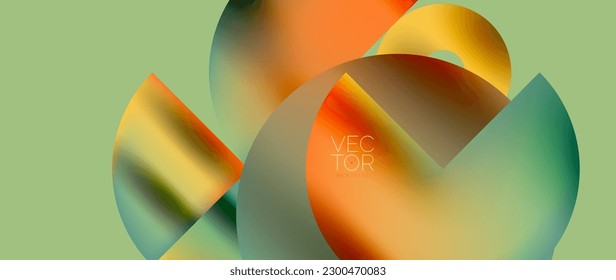 Circle composition abstract wallpaper background