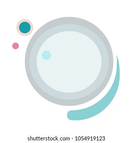Circle control switch, knobs for appliances, equipment, technology, volume, mode with gray, pink, turquoise colors.
Modern flat style vector illustration icons. 
Isolated on white background. 