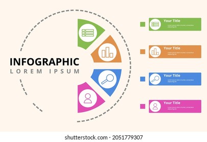 Circle Creative Diagram Business Plan Concept Infographic Element Template