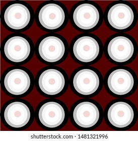 Circle with Crimson color background pattern
