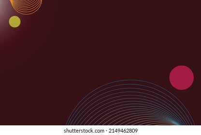 líneas de recorte de círculo fondo rojo oscuro. El fondo se puede usar para tus diseños creativos. Diseño de ilustraciones vectoriales para presentación, banner, portada, página web, volante, tarjeta, afiche, fondo de pantalla