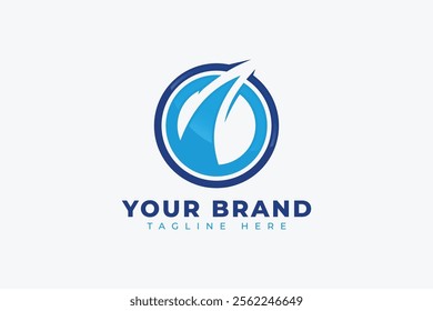 Circle Curve Wave Vortex Logo Design Element