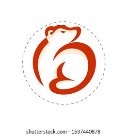 circle cute bear logo design inspiration
