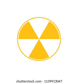 circle danger symbol vector 