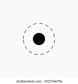 circle dark . Space moon star astronomy eclipse abstract sun dark abstrak, vector, symbol, logo, icon, sign, Illustration Minimalist.