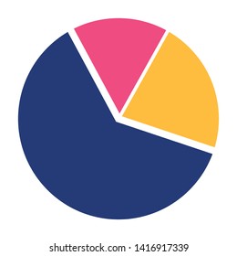 circle data graphic icon cartoon vector illustration graphic design