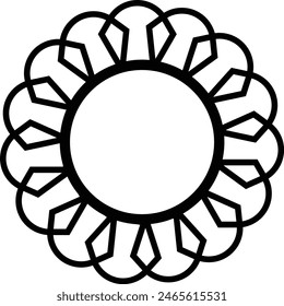 Circle decorative element 2 that you can use as frame, logo, etc. 