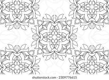 circle decorative element ornamental composition ornament freehand drawing print pattern