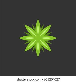 Circle Decorative Flower Logo Template Illustration Design. Vector EPS 10.