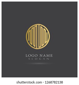 Circle Decorative Line Logo. Symbol & Icon Vector Template