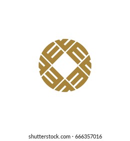 Circle Decorative Ornamental Logo Template Illustration Design. Vector EPS 10.