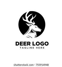 circle deer logo  