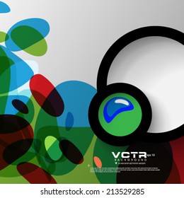 Circle Design Abstract Background