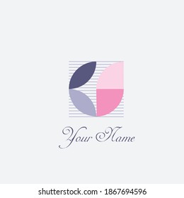 diseño de círculo y logotipo de una o b para su marca 