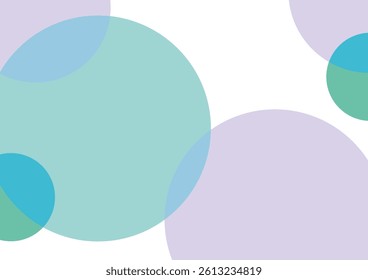 Circle design background frame blue