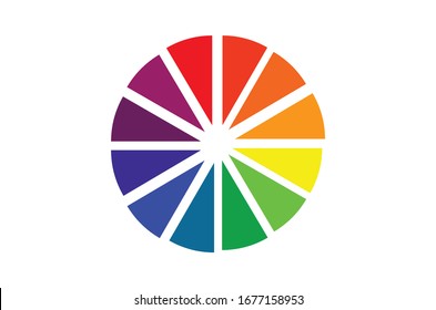 Circle Design Background, Multi color Vector Illustration 