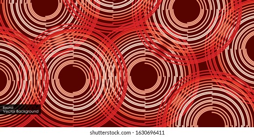 Circle design background with overlapping circles pattern